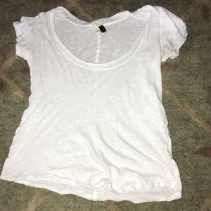 White flowey free people top